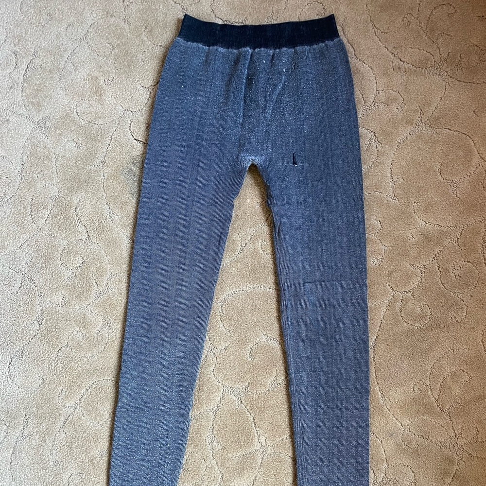 Grey Cotton Leggings